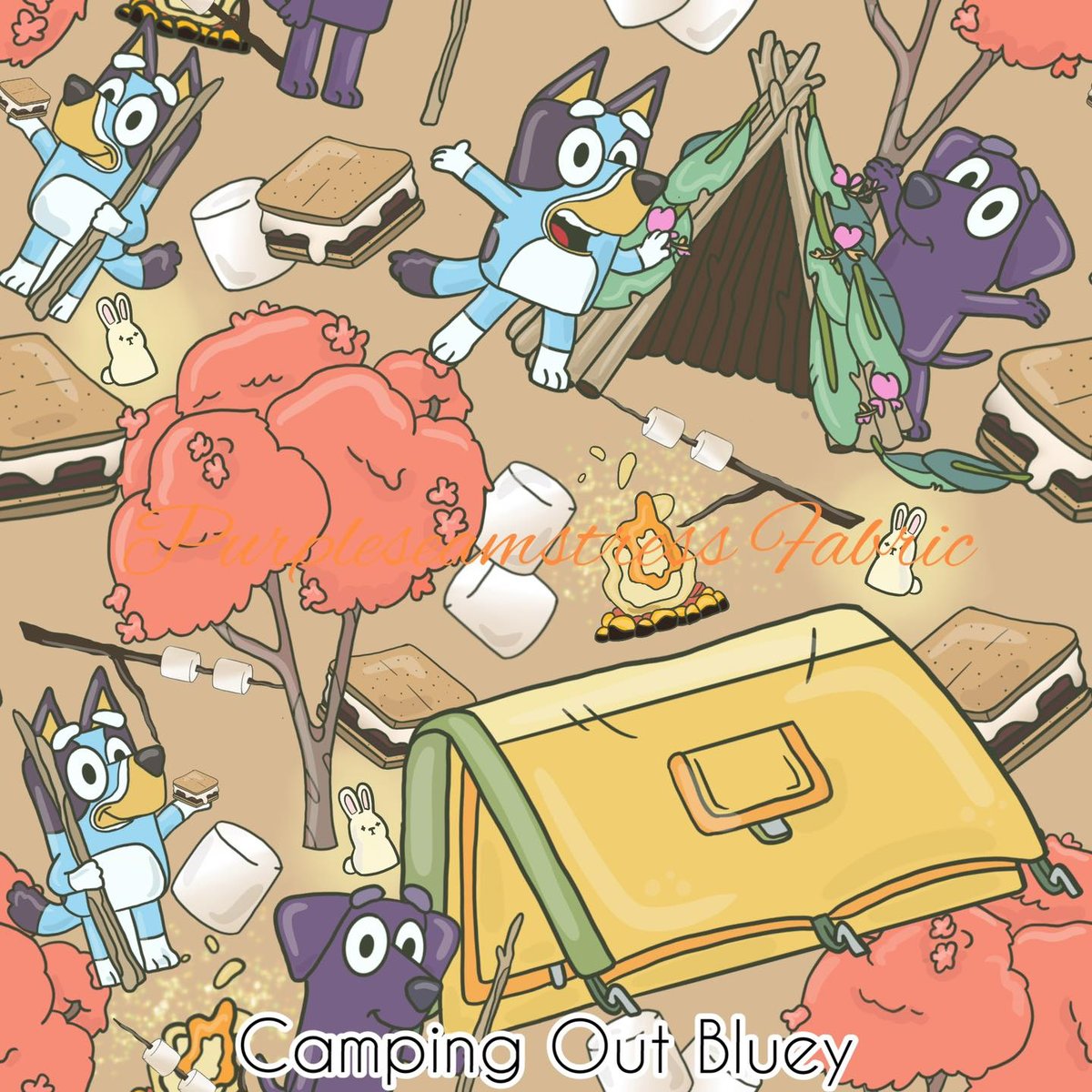 Printable Bluey Camping Games and Crafts for Family Fun